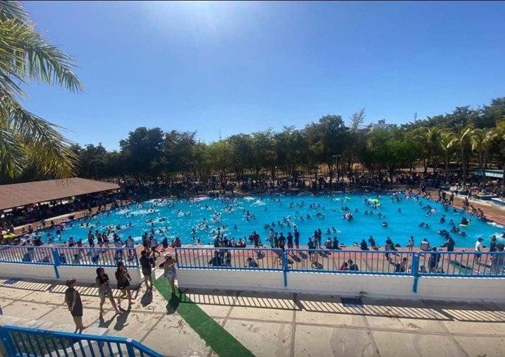 El destino turístico más visitado en Culiacán, fueron las albercas del  Parque 87